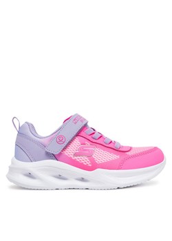 Sneakersy Skechers Skechers Sola Glow-Ombre Deluxe 303714L/LVPK Fioletowy ze sklepu eobuwie.pl w kategorii Buty sportowe dziecięce - zdjęcie 182038002