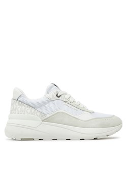 Sneakersy MICHAEL Michael Kors Trevor Mixed-Media Trainer 42F4TRFS7D Biały ze sklepu eobuwie.pl w kategorii Buty sportowe męskie - zdjęcie 182038353