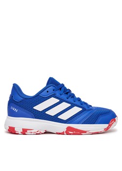 Buty halowe adidas Ligra 8 Indoor Shoes Kids IH8245 Niebieski ze sklepu eobuwie.pl w kategorii Buty sportowe dziecięce - zdjęcie 182038572