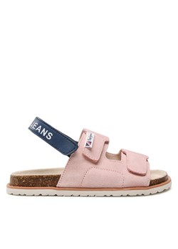 Sandały Pepe Jeans Berlin Girl Strap PGS90179 Różowy ze sklepu eobuwie.pl w kategorii Sandały dziecięce - zdjęcie 182038642
