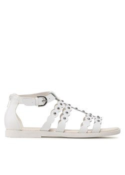 Sandały Geox J Sandal Karly Girl J3535D043BCC1000 D Biały ze sklepu eobuwie.pl w kategorii Sandały dziecięce - zdjęcie 182038690