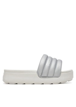 Klapki Puma Karmen Slide Puffy 400679 01 Szary ze sklepu eobuwie.pl w kategorii Klapki damskie - zdjęcie 182038723