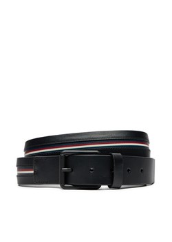 Pasek Męski Tommy Hilfiger Casual AM0AM12813 Czarny ze sklepu eobuwie.pl w kategorii Paski męskie - zdjęcie 182038753