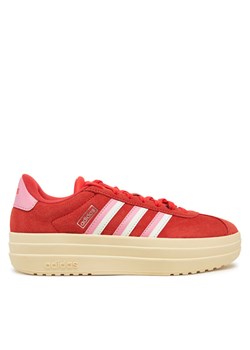 Sneakersy adidas VL Court Bold JI1786 Czerwony ze sklepu eobuwie.pl w kategorii Buty sportowe damskie - zdjęcie 182038784