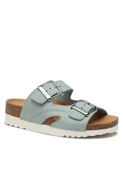 Klapki Scholl Moldava Wedge Ad MF30623 Niebieski ze sklepu eobuwie.pl w kategorii Klapki damskie - zdjęcie 182039030