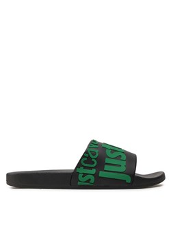 Klapki Just Cavalli 76QA3SZ1 Czarny ze sklepu eobuwie.pl w kategorii Klapki męskie - zdjęcie 182039040