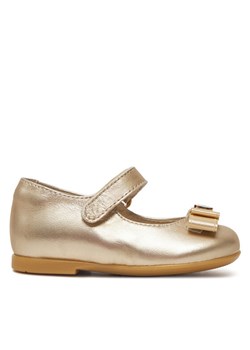 Baleriny Tommy Hilfiger Ballerina T1A3-33927-0220 M Złoty ze sklepu eobuwie.pl w kategorii Balerinki dziecięce - zdjęcie 182039174
