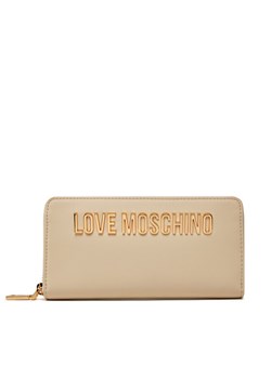 Duży Portfel Damski LOVE MOSCHINO JC5611PP1MKD0110 Beżowy ze sklepu eobuwie.pl w kategorii Portfele damskie - zdjęcie 182039241