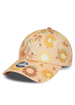 Czapka z daszkiem New Era Wmns Floral Aop 940 Nyy 60435003 Pomarańczowy ze sklepu eobuwie.pl w kategorii Czapki z daszkiem damskie - zdjęcie 182039314