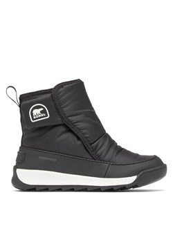 Śniegowce Sorel Whitney™II Plus Bootie Wp 2101341010 Czarny ze sklepu eobuwie.pl w kategorii Buty zimowe dziecięce - zdjęcie 182039392