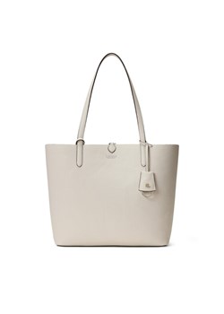 Torebka LAUREN RALPH LAUREN 431795329068 Écru ze sklepu eobuwie.pl w kategorii Torby Shopper bag - zdjęcie 182039790