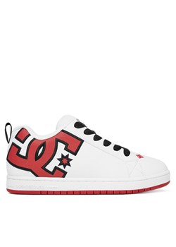 Sneakersy DC COURT GRAFFIK DC01661110 Biały ze sklepu eobuwie.pl w kategorii Buty sportowe męskie - zdjęcie 182040162