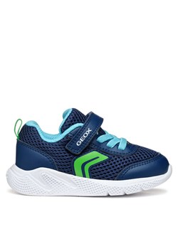 Sneakersy Geox B Sprintye B454UC 01454 CF43U Granatowy ze sklepu eobuwie.pl w kategorii Buty sportowe dziecięce - zdjęcie 182040221