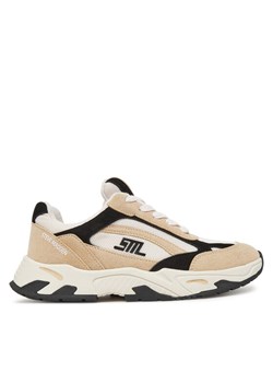 Sneakersy Steve Madden Sneak Peak-E SM19000129 Beżowy ze sklepu eobuwie.pl w kategorii Buty sportowe damskie - zdjęcie 182040230