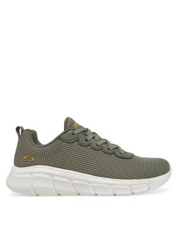 Sneakersy Skechers BOBS Sport B Flex - Visionary Essence 117346/OLV Zielony ze sklepu eobuwie.pl w kategorii Buty sportowe damskie - zdjęcie 182040260
