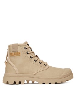 Trapery Palladium Pampa Hi Coated 74375-210-M Beżowy ze sklepu eobuwie.pl w kategorii Workery damskie - zdjęcie 182040263