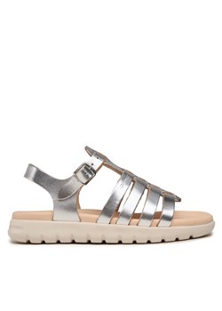 Sandały Geox J Sandal Soleima Gir J35GSB 000CF C1007 S Srebrny ze sklepu eobuwie.pl w kategorii Sandały dziecięce - zdjęcie 182040323