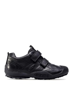 Sneakersy Geox J Savage A J0424A 00043 C9999 D Czarny ze sklepu eobuwie.pl w kategorii Buty sportowe dziecięce - zdjęcie 182040394