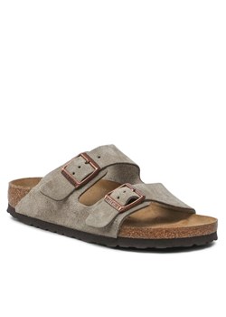 Klapki Birkenstock Arizona Bs 51463 Szary ze sklepu eobuwie.pl w kategorii Klapki damskie - zdjęcie 182040481