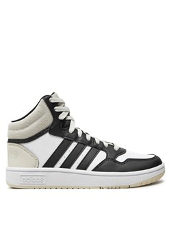 Sneakersy adidas Hoops 3.0 Mid K IH7893 Czarny ze sklepu eobuwie.pl w kategorii Buty sportowe dziecięce - zdjęcie 182040520
