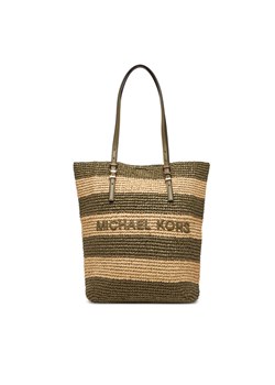 Torebka MICHAEL Michael Kors Quinn 30S5GQNT9W Khaki ze sklepu eobuwie.pl w kategorii Torby Shopper bag - zdjęcie 182040591