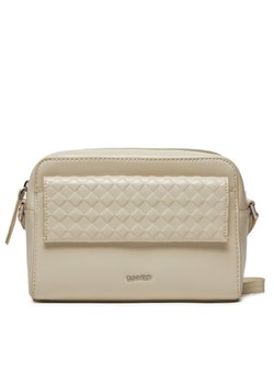 Torebka Calvin Klein Calvin Mini Quilt Camera Bag K60K611884 Écru ze sklepu eobuwie.pl w kategorii Listonoszki - zdjęcie 182040612
