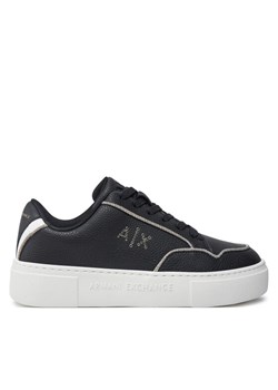 Sneakersy Armani Exchange XDX160 XV888 T780 Czarny ze sklepu eobuwie.pl w kategorii Buty sportowe damskie - zdjęcie 182040820