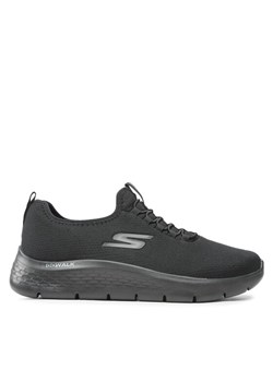Sneakersy Skechers Go Walk Flex 216484/BBK Czarny ze sklepu eobuwie.pl w kategorii Buty sportowe męskie - zdjęcie 182041032