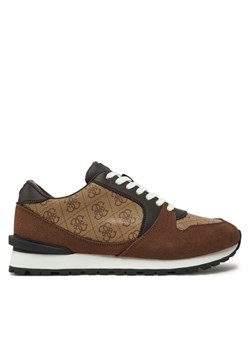 Sneakersy Guess FMPARO ELL12 Brązowy ze sklepu eobuwie.pl w kategorii Buty sportowe męskie - zdjęcie 182041304