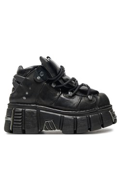 Sneakersy NEW ROCK M-106-S1 Czarny ze sklepu eobuwie.pl w kategorii Półbuty damskie - zdjęcie 182041374