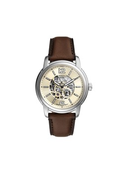 Zegarek Fossil Heritage Automatic Skeleton ME3264 Brązowy ze sklepu eobuwie.pl w kategorii Zegarki - zdjęcie 182041410