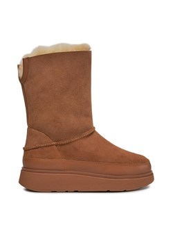 Śniegowce FitFlop Gen-Ff Shearling GO9-A69 Brązowy ze sklepu eobuwie.pl w kategorii Śniegowce damskie - zdjęcie 182041474