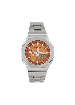 Zegarek G-Shock G-Steel GM-2110D-4AER Srebrny ze sklepu eobuwie.pl w kategorii Zegarki - zdjęcie 182041540