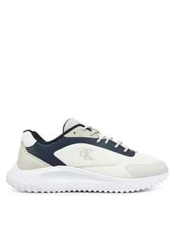 Sneakersy Calvin Klein Jeans Eva Runner Low Mesh Mix YM0YM01185 Écru ze sklepu eobuwie.pl w kategorii Buty sportowe męskie - zdjęcie 182041560