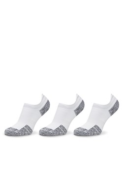 Zestaw 3 par niskich skarpet unisex Under Armour UA ArmourDry® Run 1387044 Biały ze sklepu eobuwie.pl w kategorii Skarpetki damskie - zdjęcie 182041782