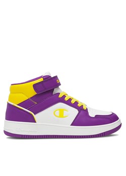Sneakersy Champion Rebound 2.0 Mid Gs S32413-WW020 Fioletowy ze sklepu eobuwie.pl w kategorii Buty sportowe dziecięce - zdjęcie 182041864
