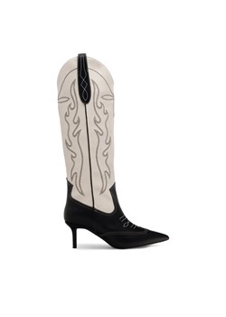 Kowbojki Nine West ZARIYA 909001 Czarny ze sklepu eobuwie.pl w kategorii Kozaki damskie - zdjęcie 182042173