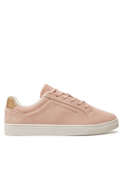 Sneakersy Tommy Hilfiger Color Pop Court Sneaker FW0FW08282 Różowy ze sklepu eobuwie.pl w kategorii Buty sportowe damskie - zdjęcie 182042233