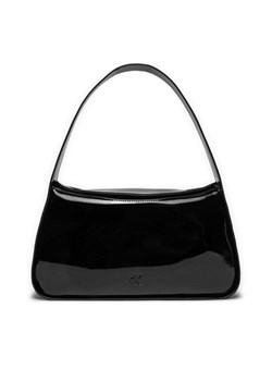 Torebka Calvin Klein Jeans Block Shoulder Bag25 Patent K60K613045 Czarny ze sklepu eobuwie.pl w kategorii Torebki damskie - zdjęcie 182042290