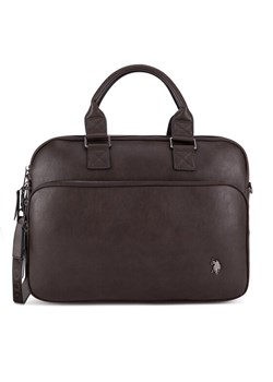 Torba na laptopa U.S. Polo Assn. BIUXT8471MVP Brązowy ze sklepu eobuwie.pl w kategorii Torby męskie - zdjęcie 182042324