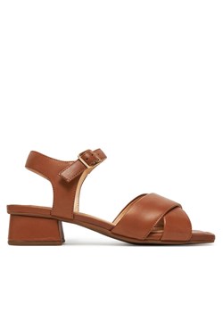 Sandały Clarks Serina35 Cross 26181346 Brązowy ze sklepu eobuwie.pl w kategorii Sandały damskie - zdjęcie 182042431