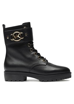 Botki MICHAEL Michael Kors Rory Lace Up 40F3ROFE8L Czarny ze sklepu eobuwie.pl w kategorii Botki - zdjęcie 182042444