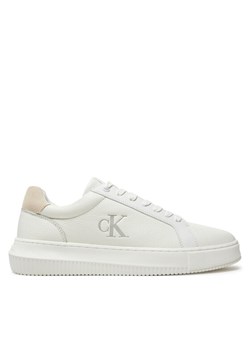 Sneakersy Calvin Klein Jeans Chunky Cupsole Low Mg YM0YM01253 Biały ze sklepu eobuwie.pl w kategorii Buty sportowe męskie - zdjęcie 182042482