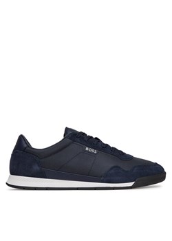 Sneakersy BOSS Titanium 50536524 Granatowy ze sklepu eobuwie.pl w kategorii Buty sportowe męskie - zdjęcie 182042541