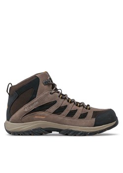 Trekkingi Columbia Crestwood Mid Waterproof BM5371 Brązowy ze sklepu eobuwie.pl w kategorii Buty trekkingowe męskie - zdjęcie 182042642