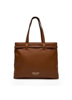 Torebka Liu Jo Ecs M Tote AA5135 E0033 Brązowy ze sklepu eobuwie.pl w kategorii Torby Shopper bag - zdjęcie 182042953