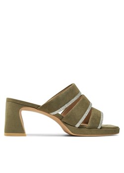 Klapki Caprice 9-27211-42 Khaki ze sklepu eobuwie.pl w kategorii Klapki damskie - zdjęcie 182043113