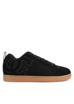 Sneakersy DC COURT GRAFFIK 300529-BGM Czarny ze sklepu eobuwie.pl w kategorii Buty sportowe męskie - zdjęcie 182043121