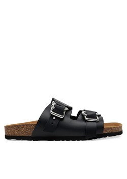 Klapki LOVE MOSCHINO JA28273G1MIA000A Czarny ze sklepu eobuwie.pl w kategorii Klapki damskie - zdjęcie 182043122