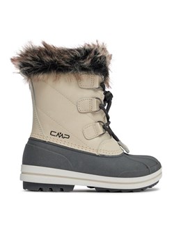 Śniegowce CMP Kids Anthilian Snow Boot Wp 30Q4594 Beżowy ze sklepu eobuwie.pl w kategorii Buty zimowe dziecięce - zdjęcie 182043123